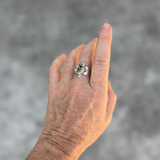 Pyrite | Inanna Ring Size 9.25
