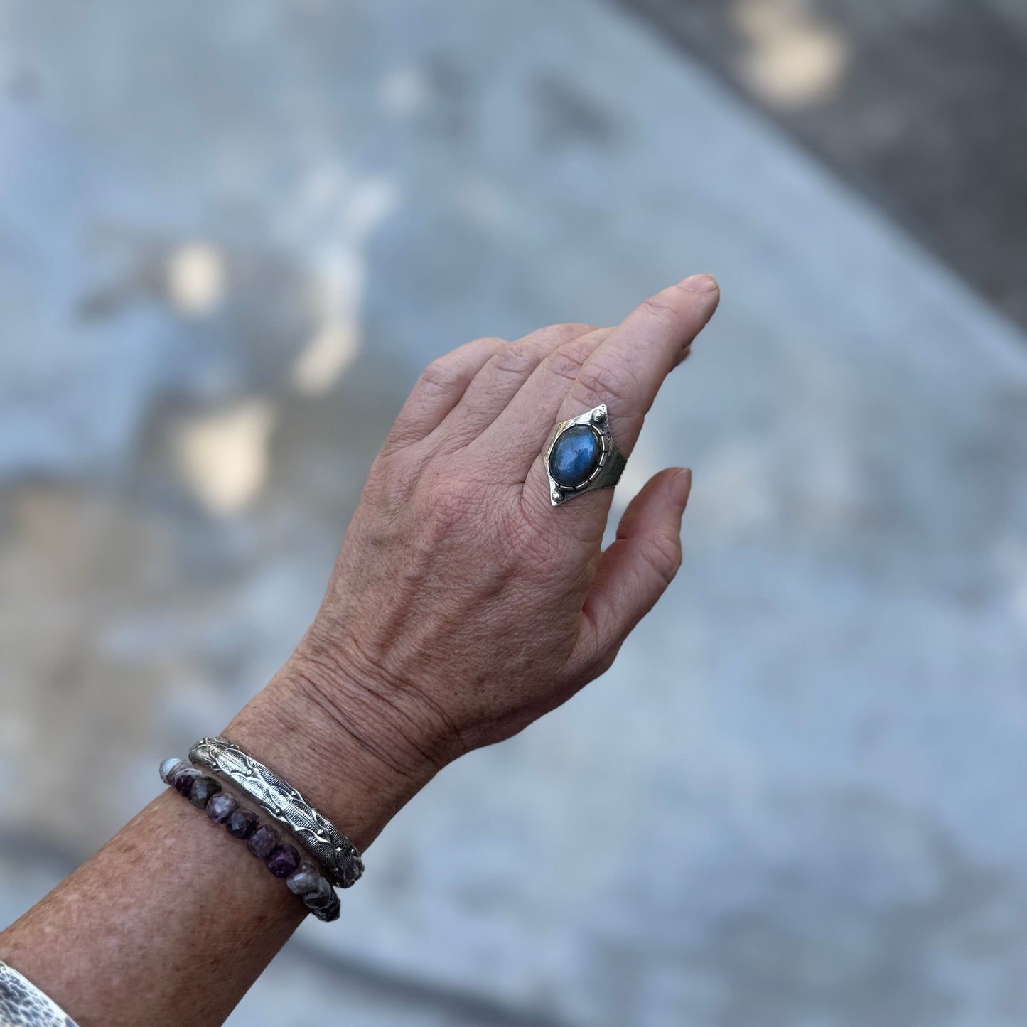 Athena Ring | Labradorite SIZE: 9.5
