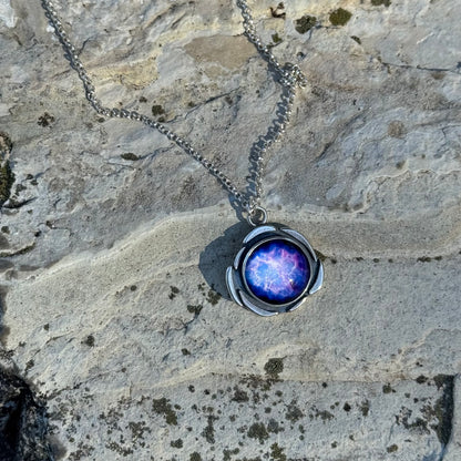 Plasma Orb Necklace | Silver