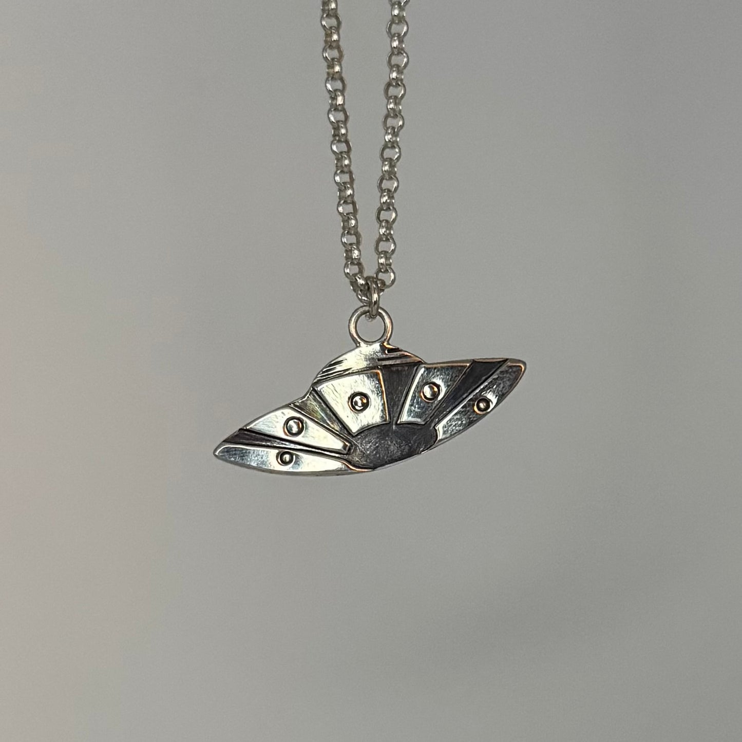 Flying Saucer|  UFO Necklace