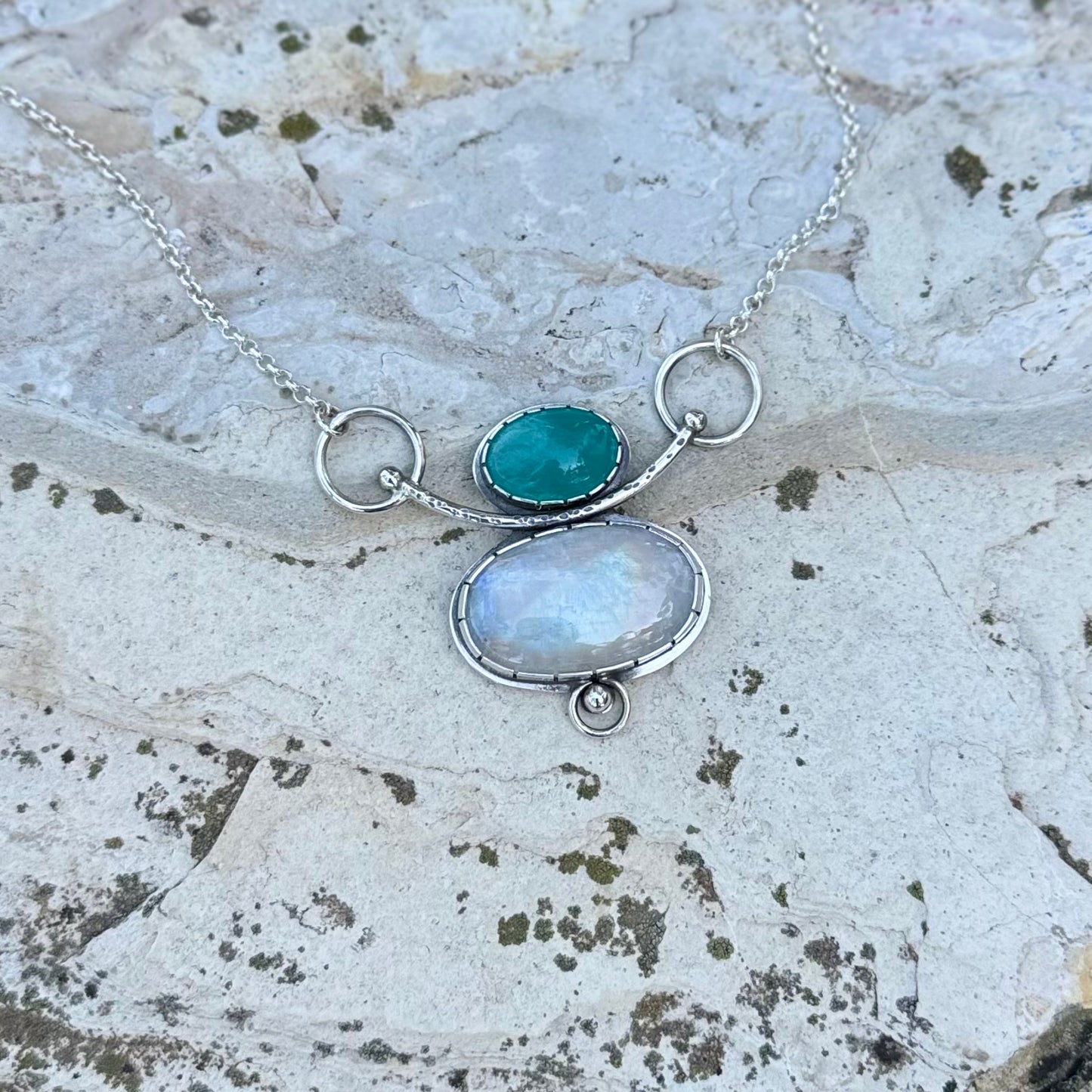 Moonstone Amazonite | Signal Necklace