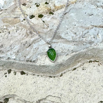 Custom for LUCY ONLY | Serpentine Leaf Necklace