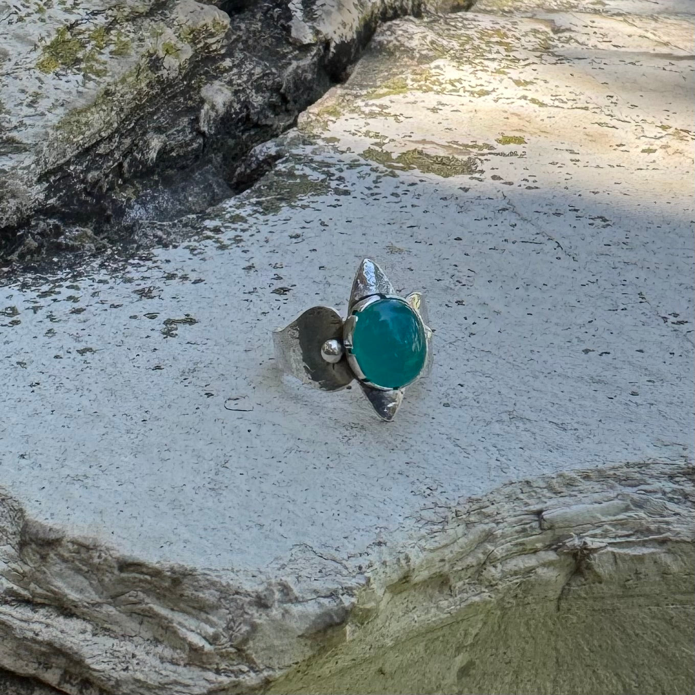 Amazonite | Inanna Ring Size 9