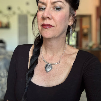 Guinevere Necklace | Tourmalated Quartz