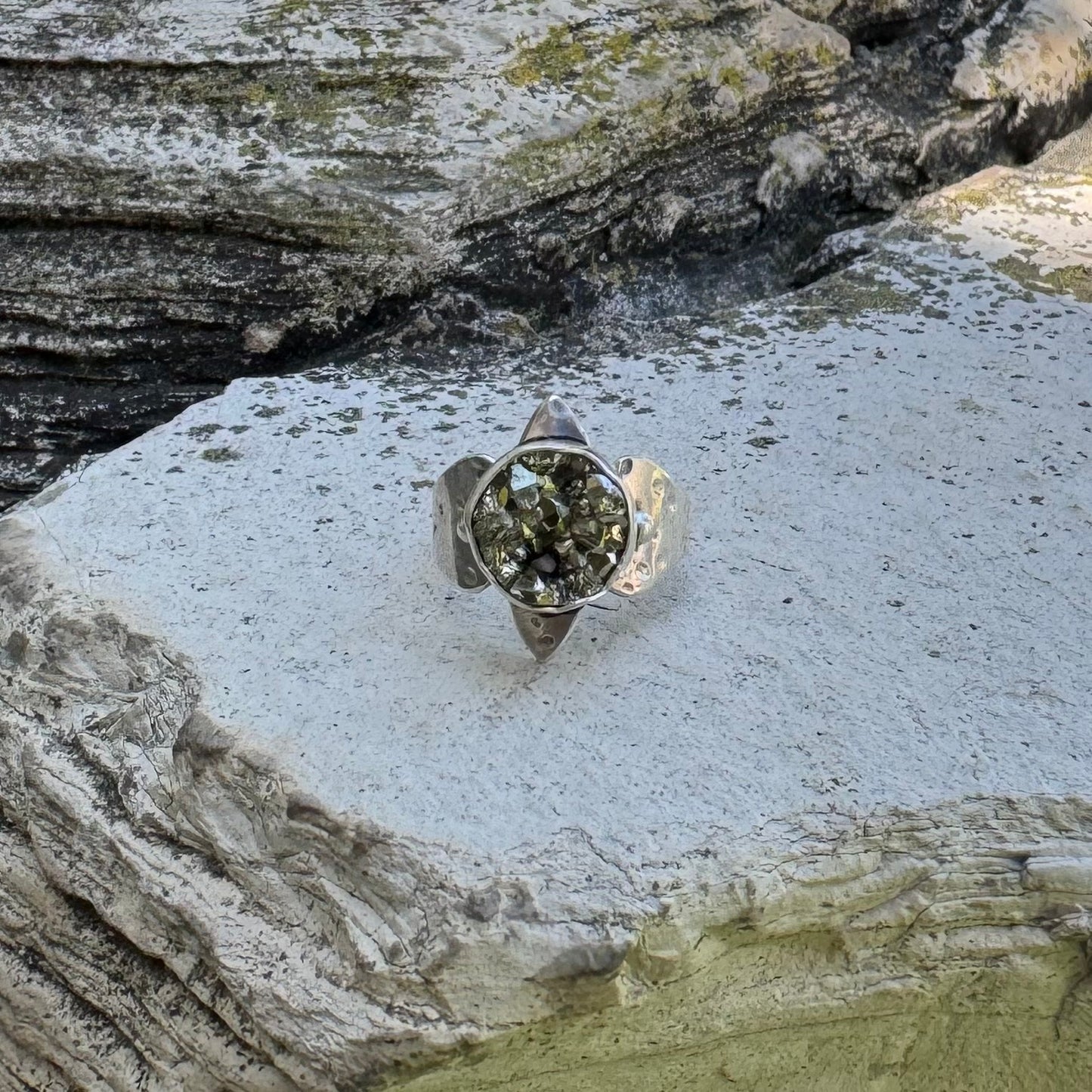 Pyrite | Inanna Ring Size 9.25