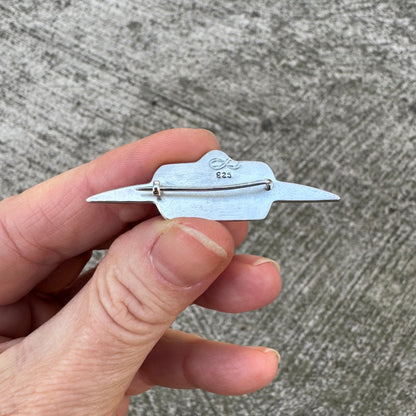 1930s Style Saucer | UFO Pin