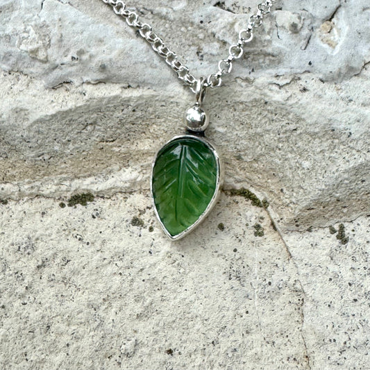 Custom for LUCY ONLY | Serpentine Leaf Necklace