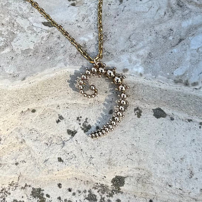 Julia Spiral Necklace | Bronze