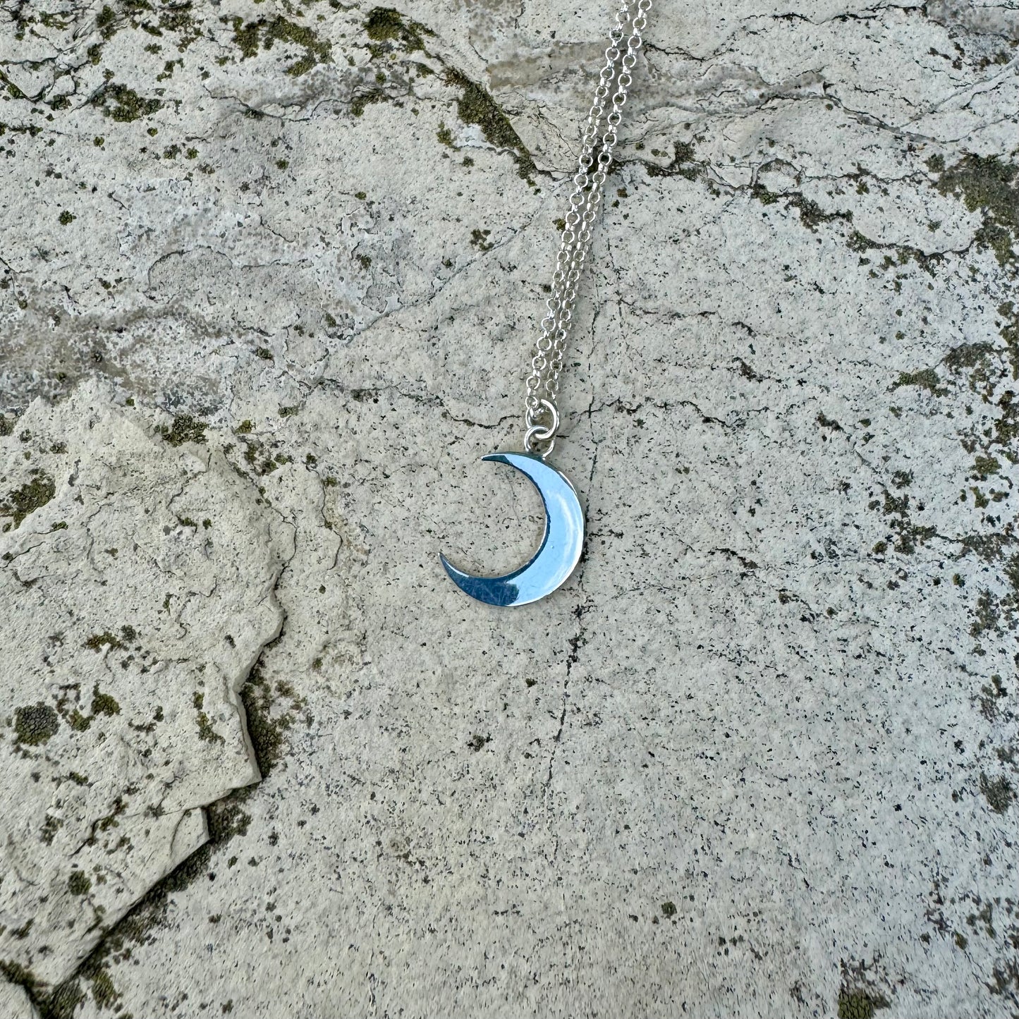 Crescent Moon Necklace ⋮ Classic Sterling Silver