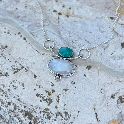 Moonstone Amazonite | Signal Necklace
