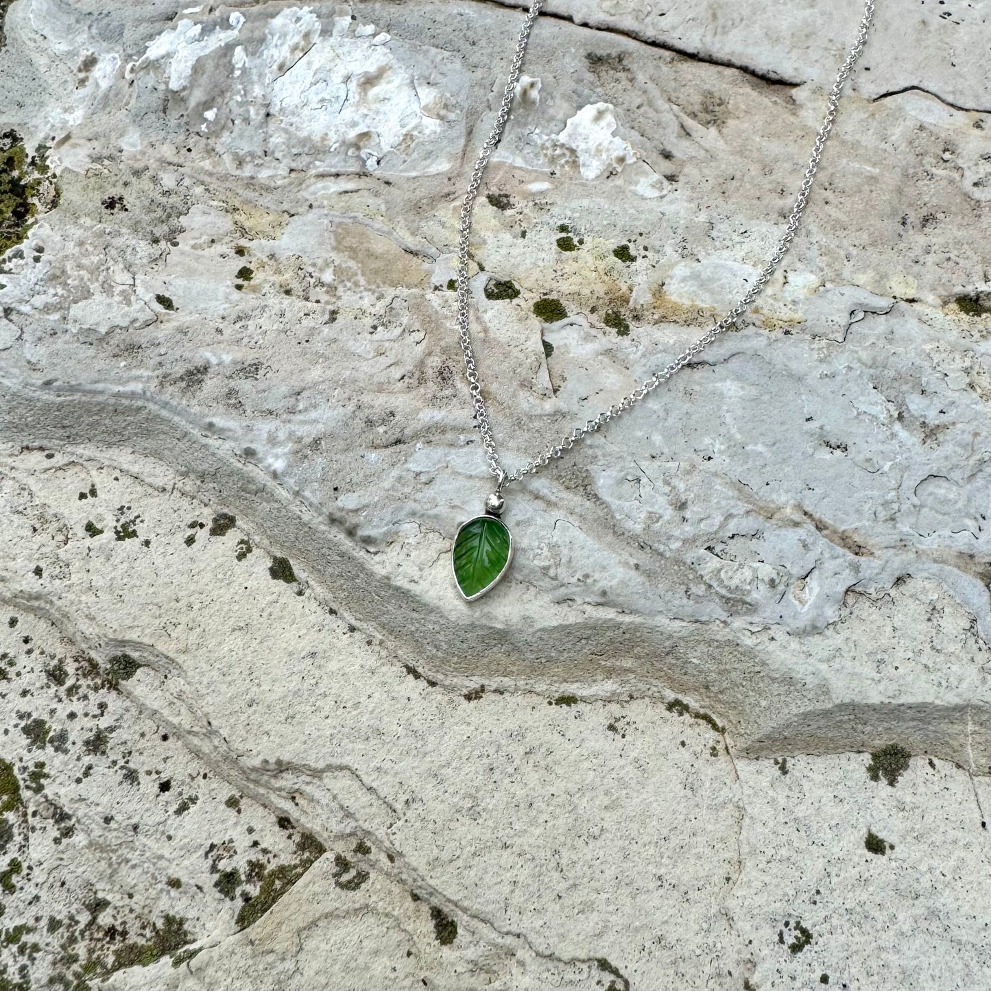 Custom for LUCY ONLY | Serpentine Leaf Necklace