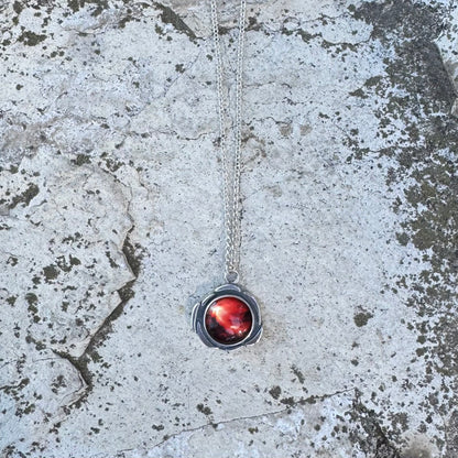 Plasma Orb Necklace | Silver