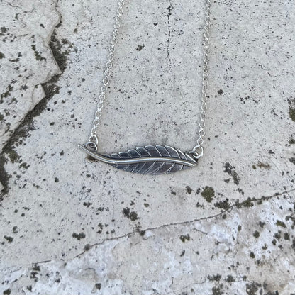 Fae Leaf Collar Necklace | Horizontal