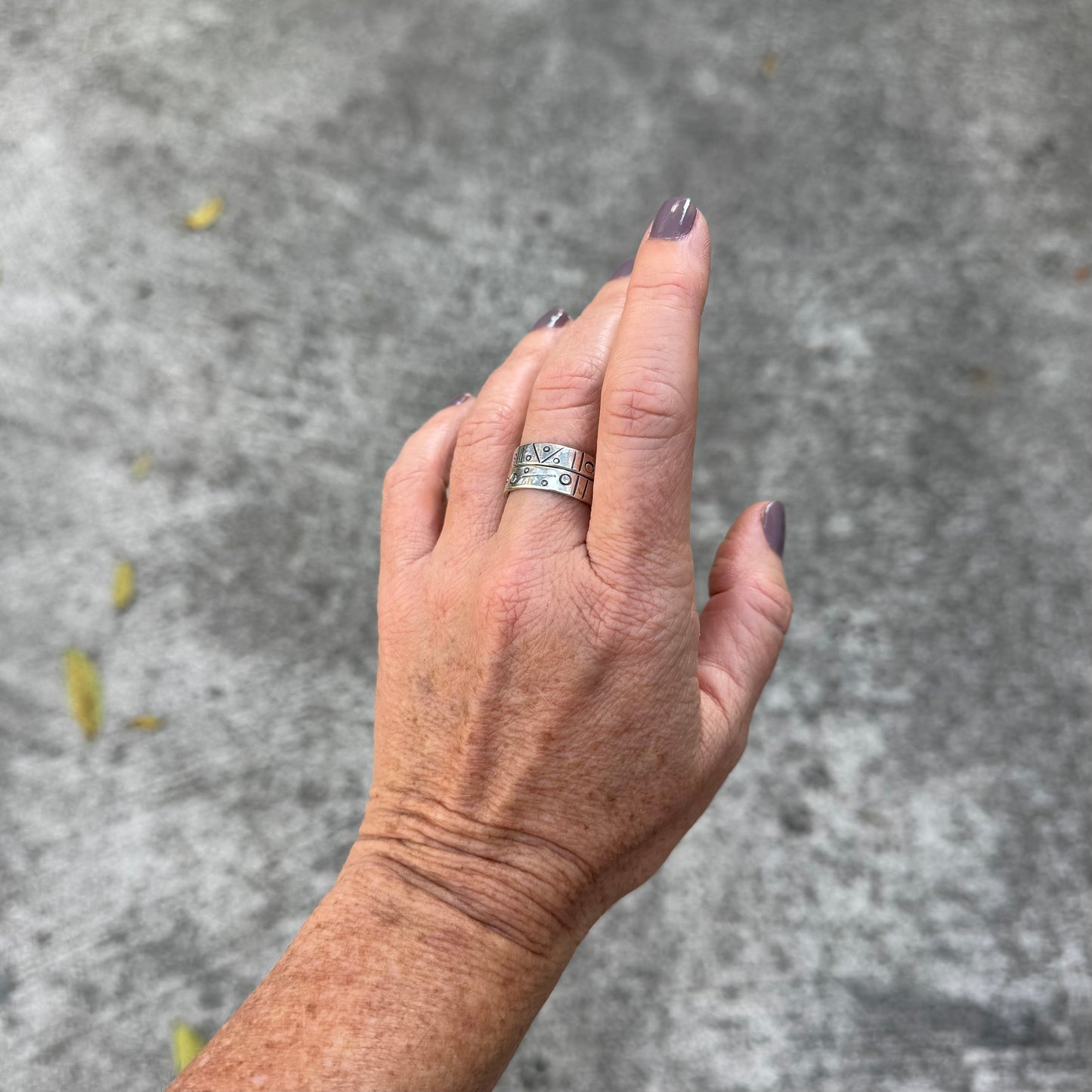 Stargate Stacker | Silver Symbol Ring