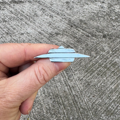 1930s Style Saucer | UFO Pin