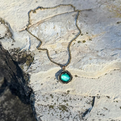 Plasma Orb Necklace | Bronze
