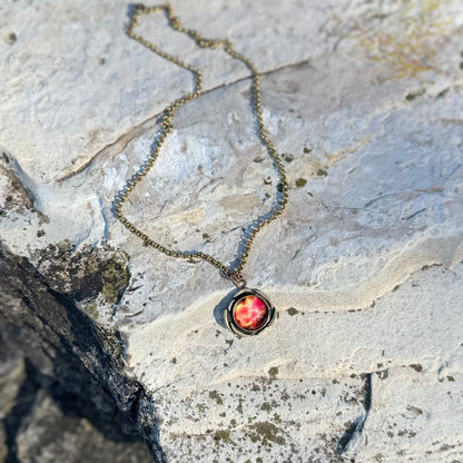 Plasma Orb Necklace | Bronze