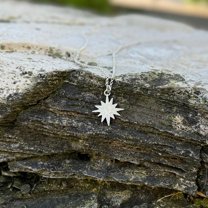 sun flare sterling silver