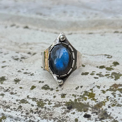 Athena Ring | Labradorite SIZE: 9.5