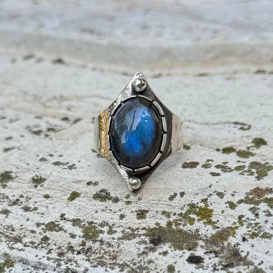 Athena Ring | Labradorite SIZE: 9.5
