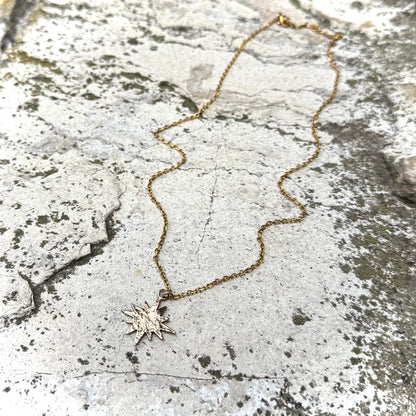 Sun Flare Necklace | Bronze