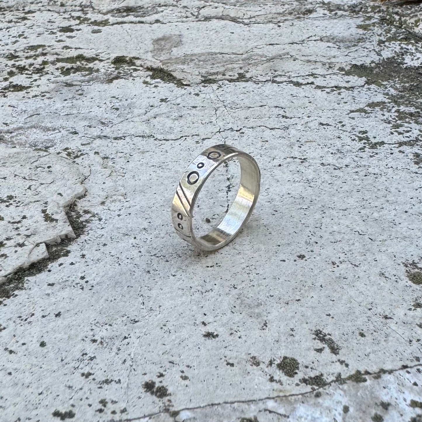 Stargate Stacker | Silver Symbol Ring