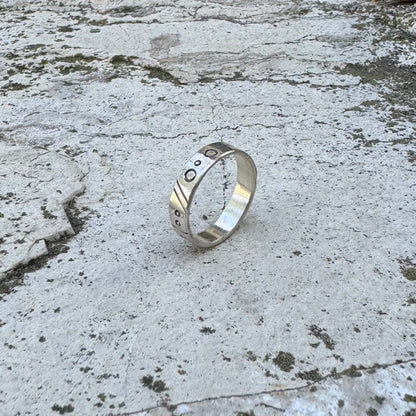 Stargate Stacker | Silver Symbol Ring