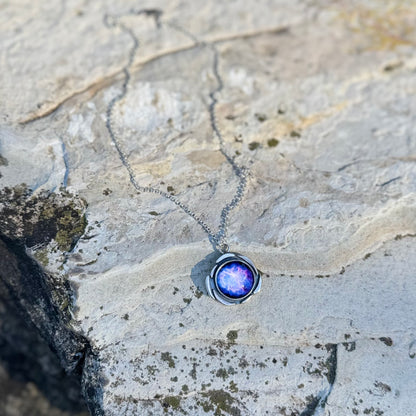 Plasma Orb Necklace | Silver