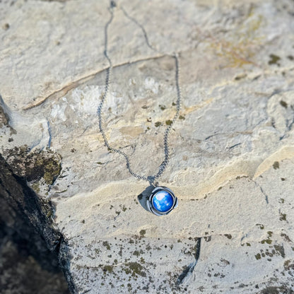 Plasma Orb Necklace | Silver