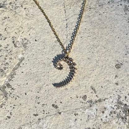 Julia Spiral Necklace | Bronze