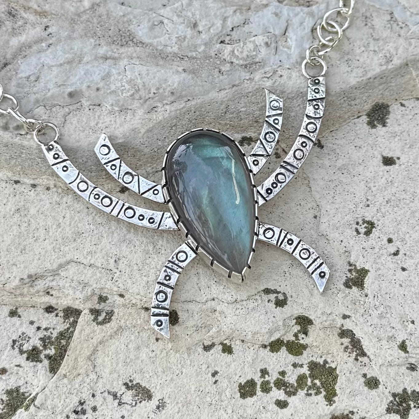 Labradorite Liminal Key | Stargate Necklace