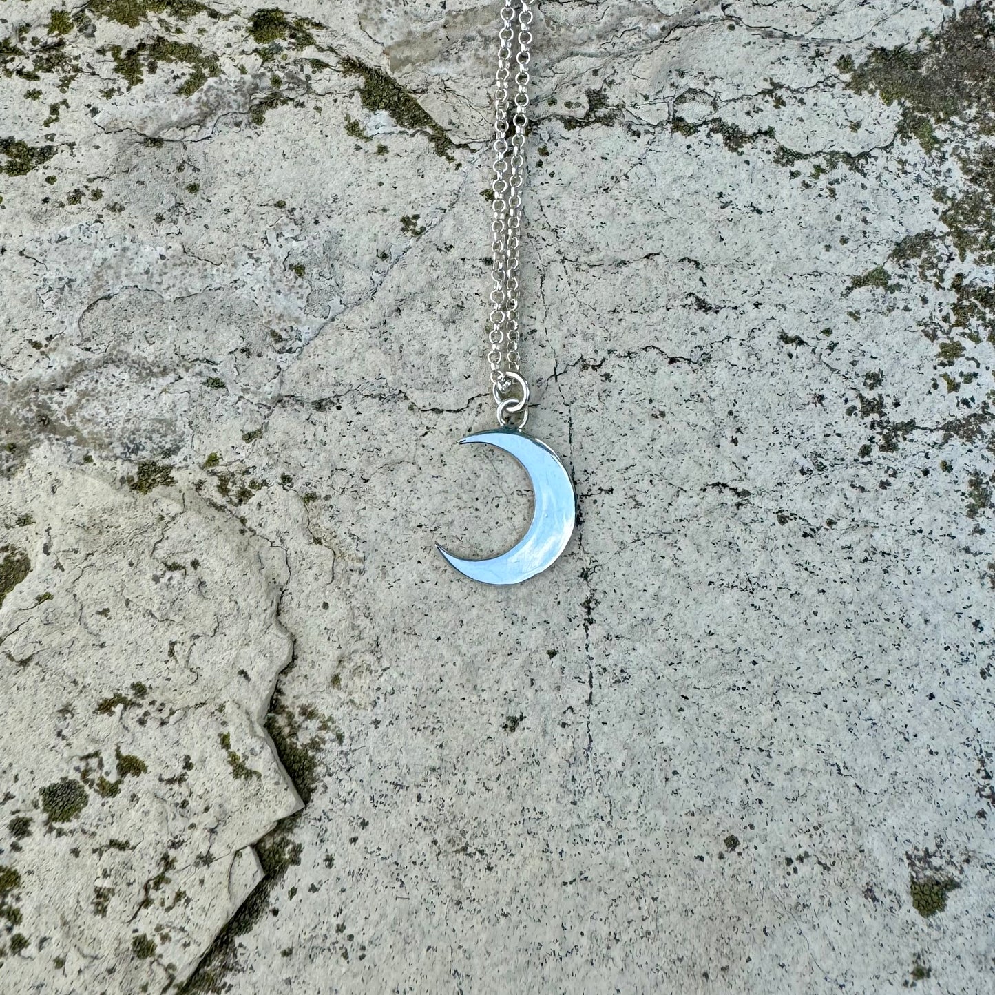 Crescent Moon Necklace ⋮ Classic Sterling Silver