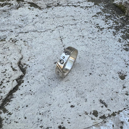 Stargate Stacker | Silver Symbol Ring