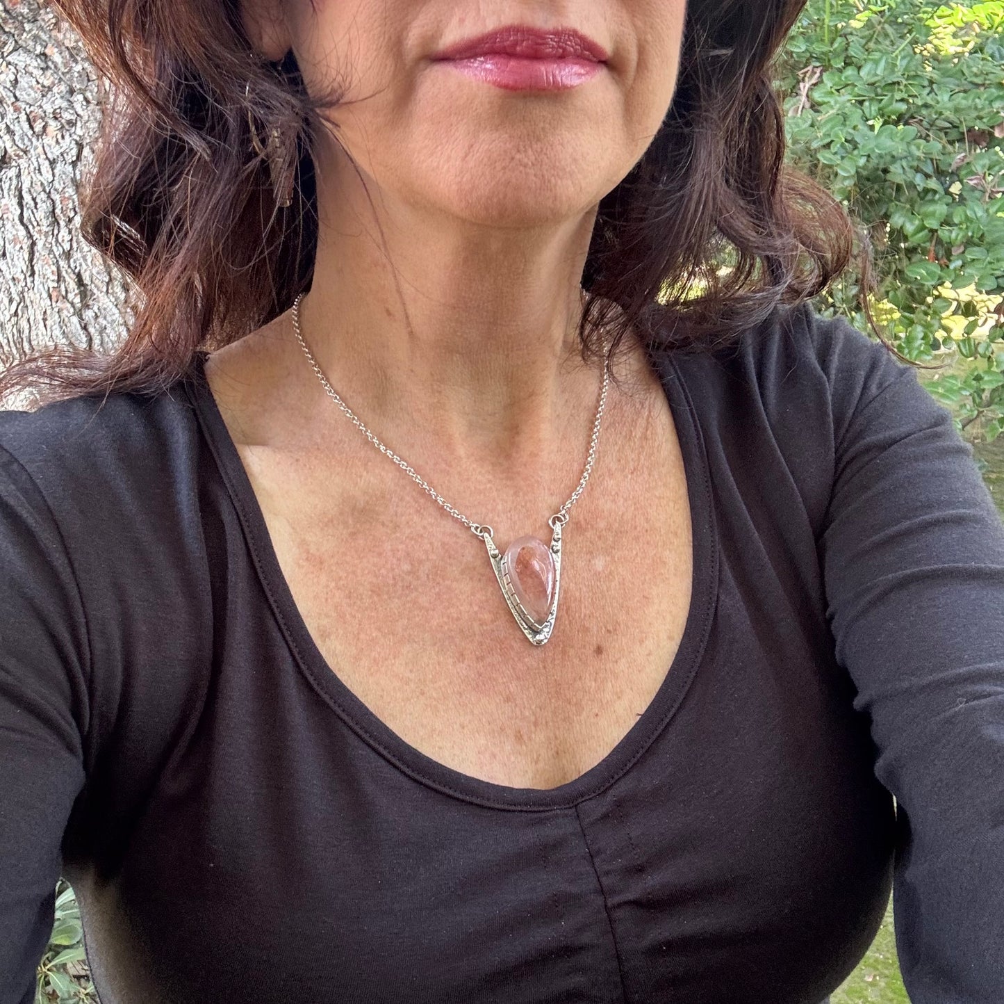 Hemitoid | Silver Delta Necklace