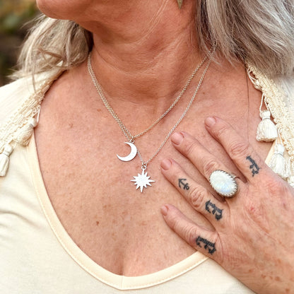 Sun Flare Necklace ⋮ Sterling Silver