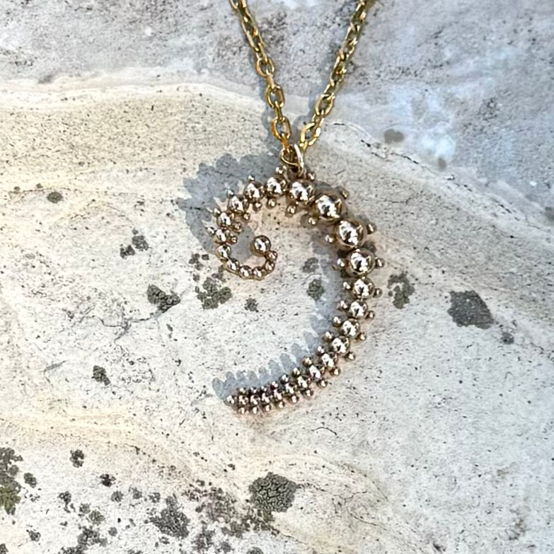 Julia Spiral Necklace | Bronze