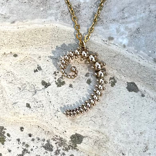 Julia Spiral Necklace | Bronze