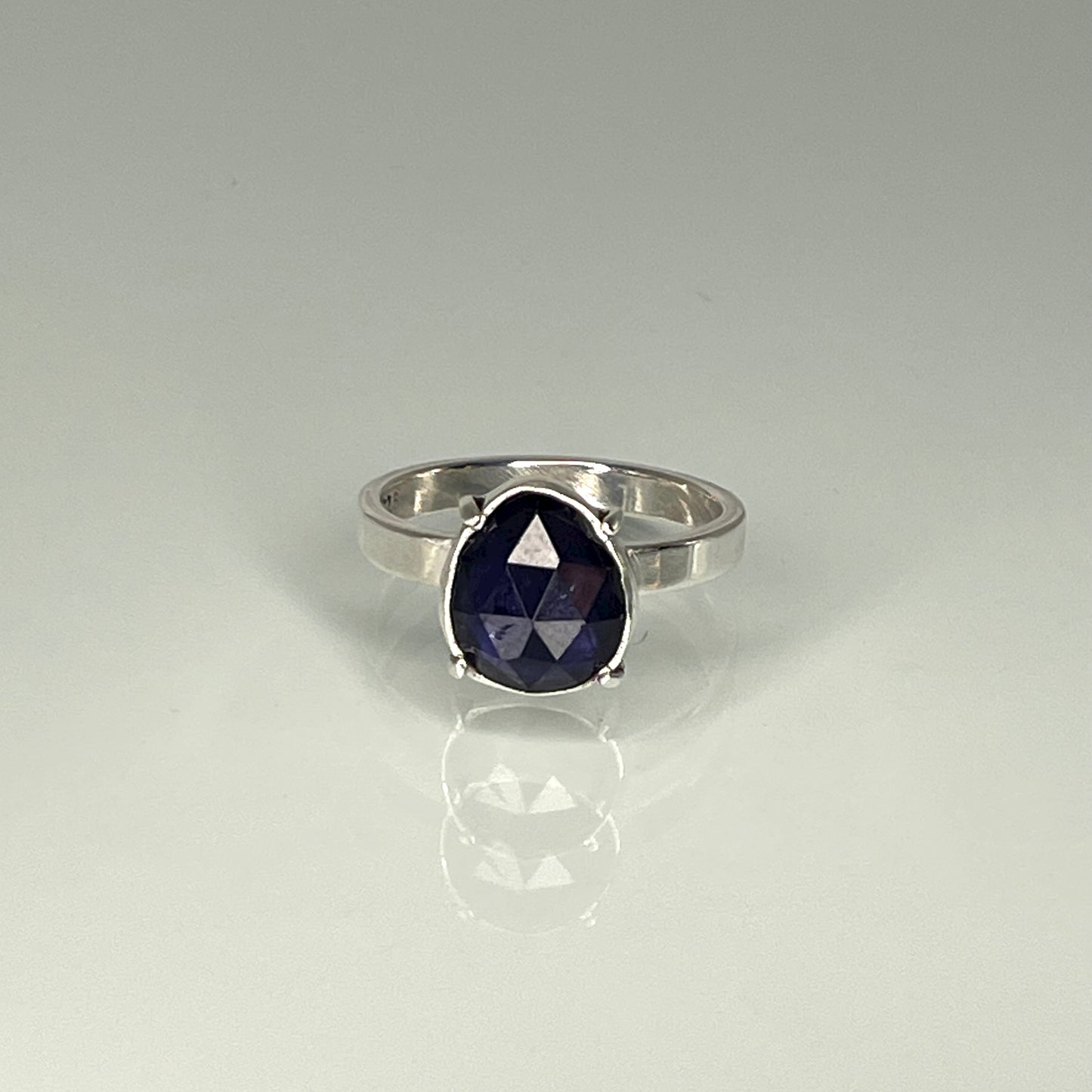 Iolite Rose Cut Ring ⋮ Size 8