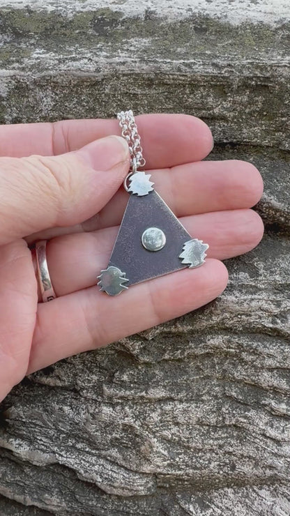 Belgian Triangle | UFO Necklace